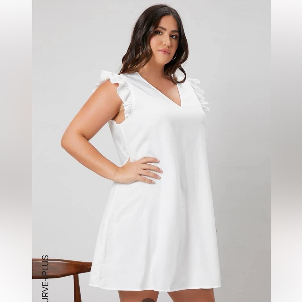 SHEIN Ruffle Tunic Dress